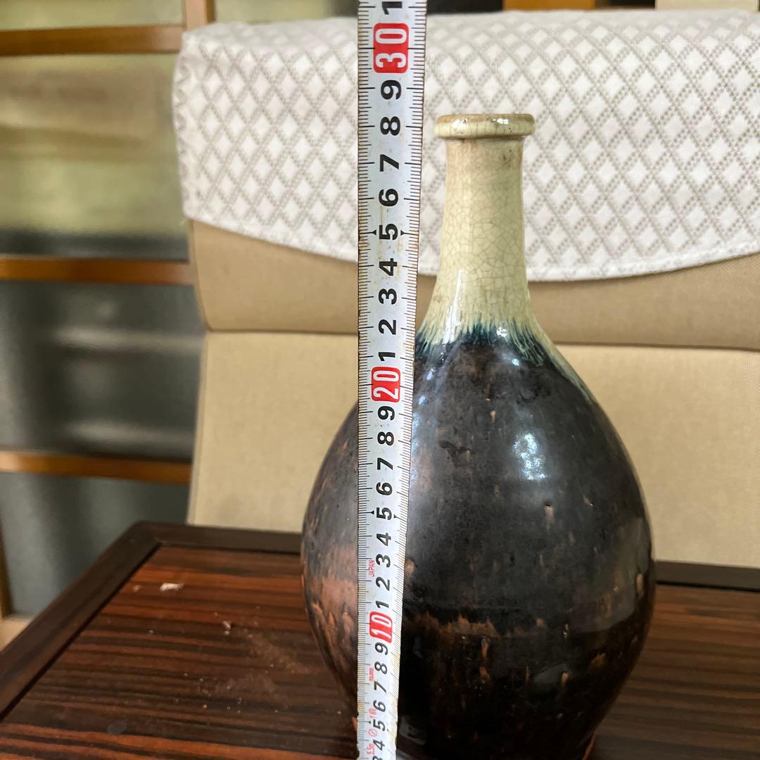 アンティーク壺　徳利　花瓶　古美術