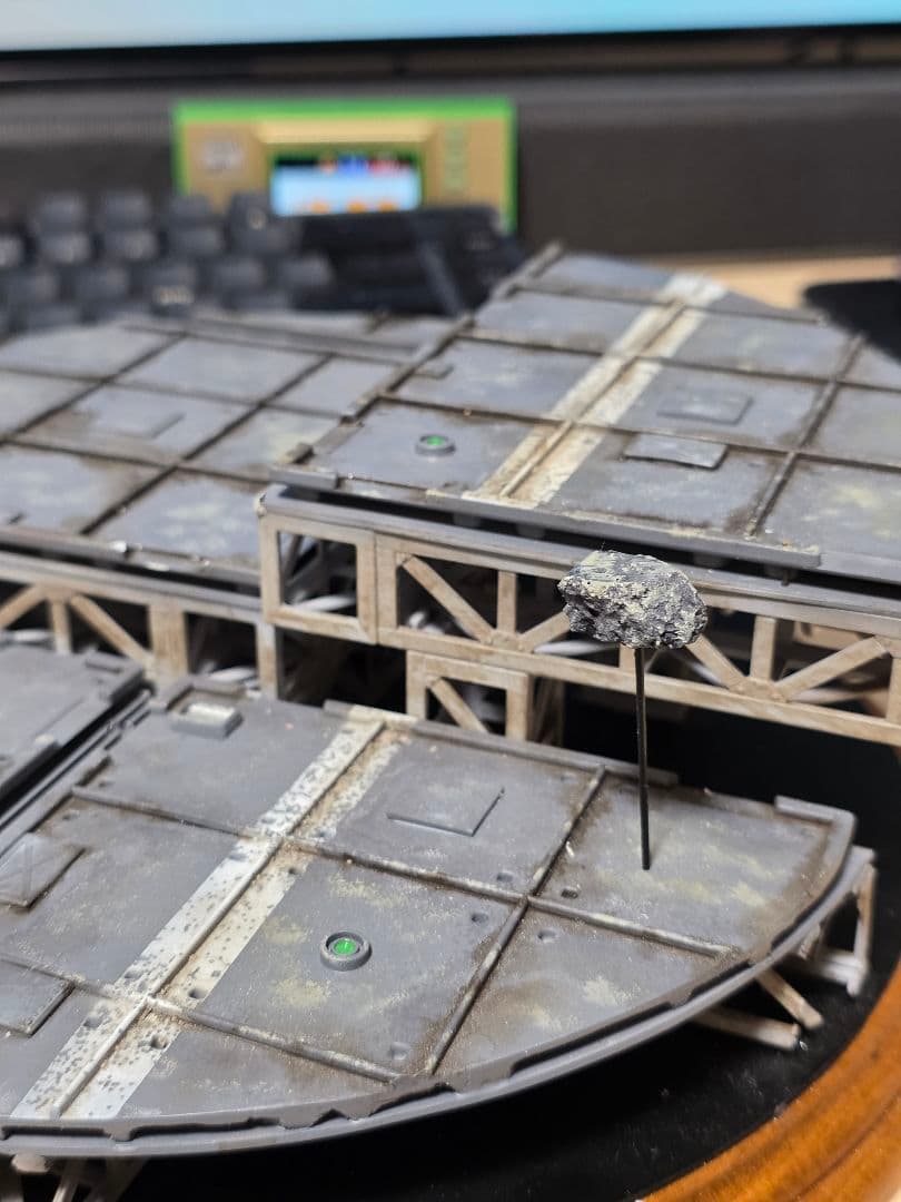 宇宙基地風ディスプレイベース 撮影用格納庫