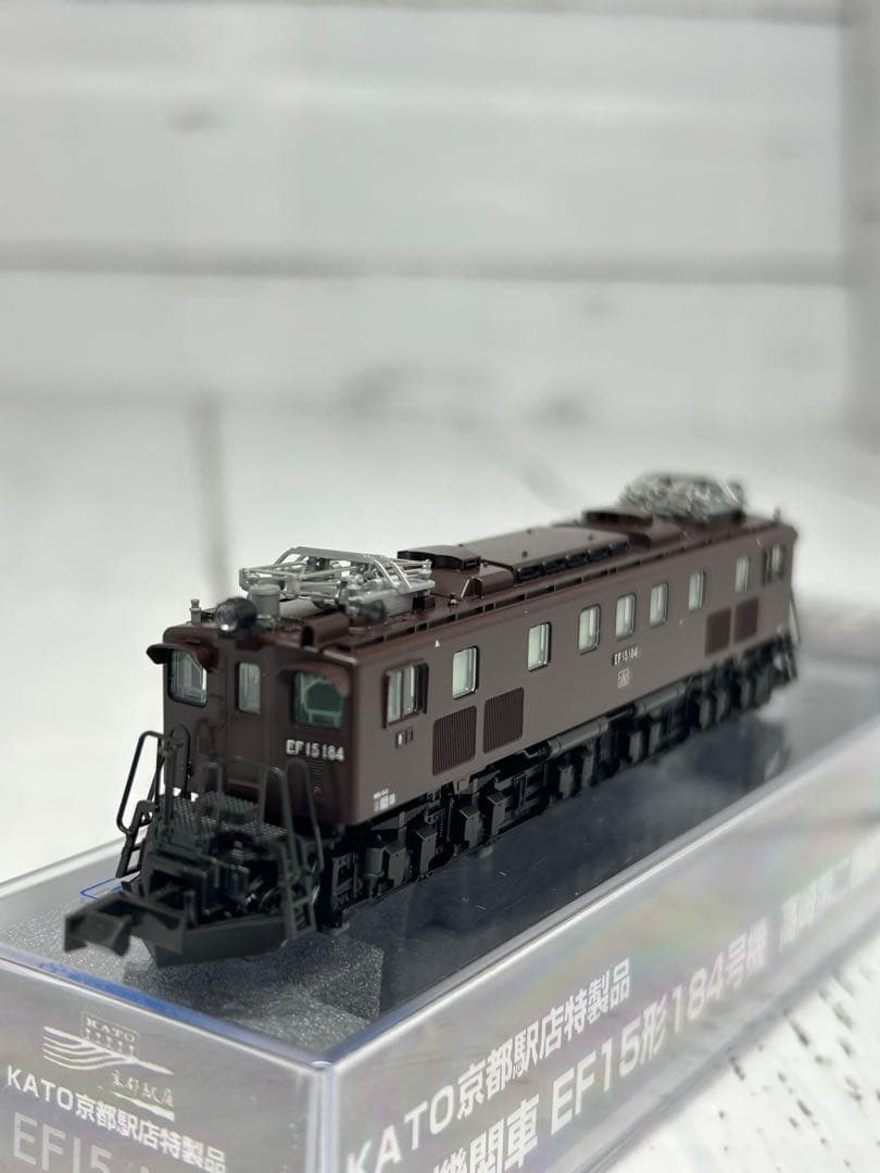 KATO 京都駅店特製品 電気機関車 EF15形184号機 高崎第二機関区