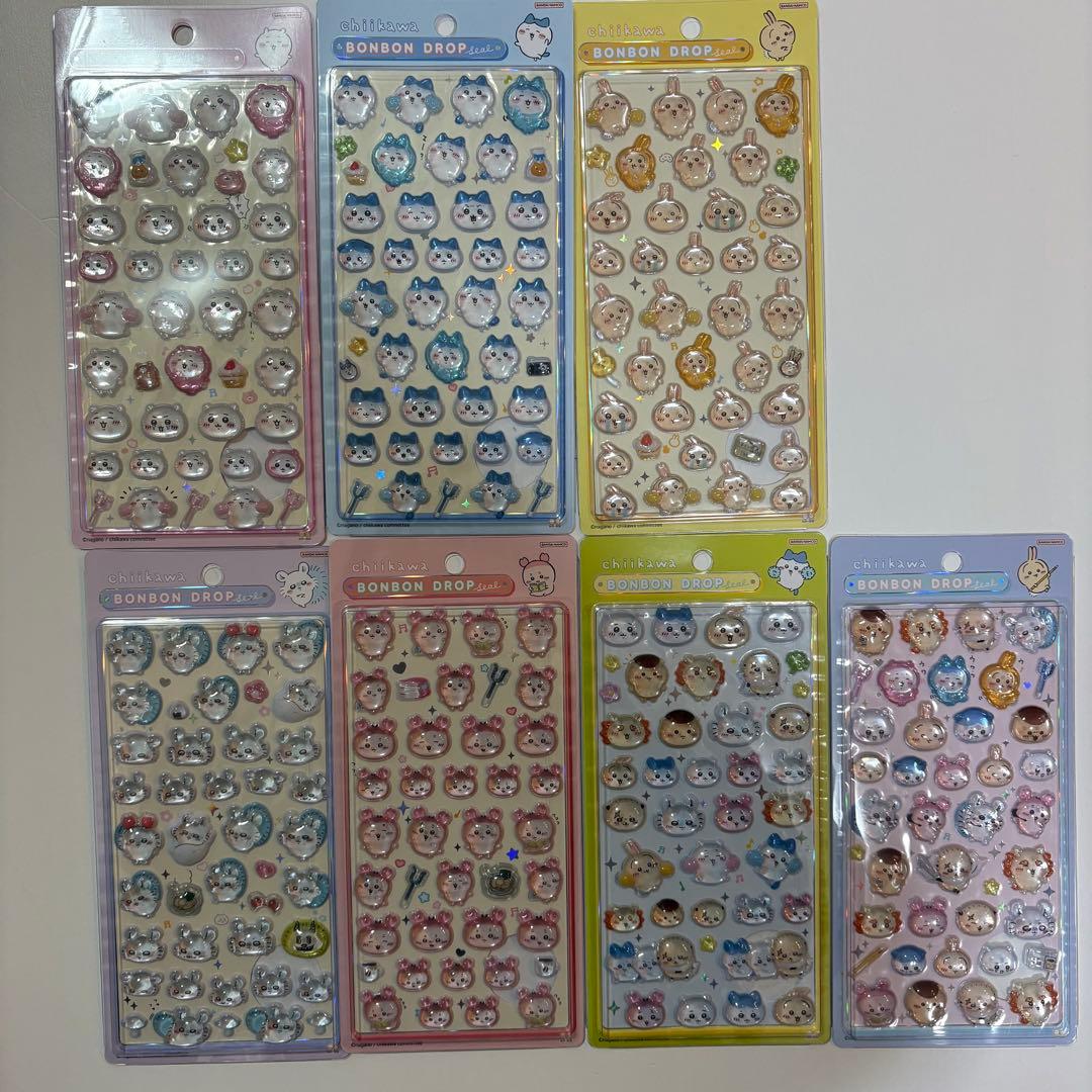 【正規品】ボンボンドロップシール　ちいかわ　7種類セット