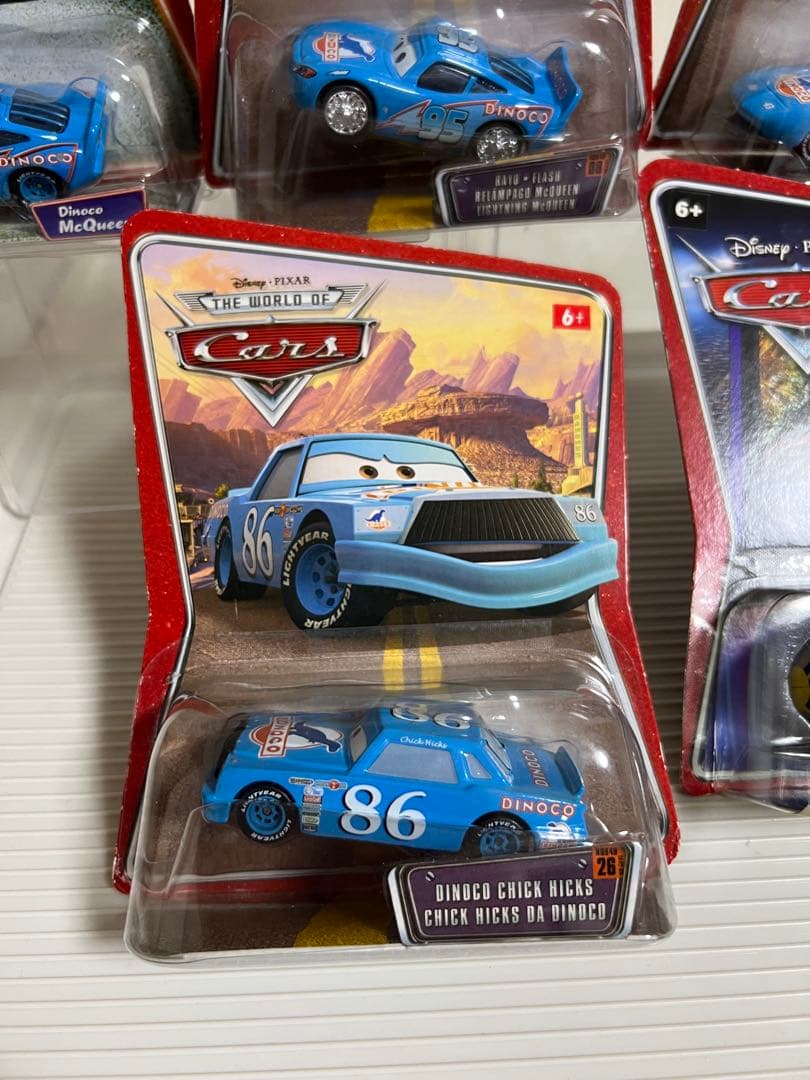 カーズ、マテル、ミニカー、マックィーン、キラキラホイール、DINOCO、キング