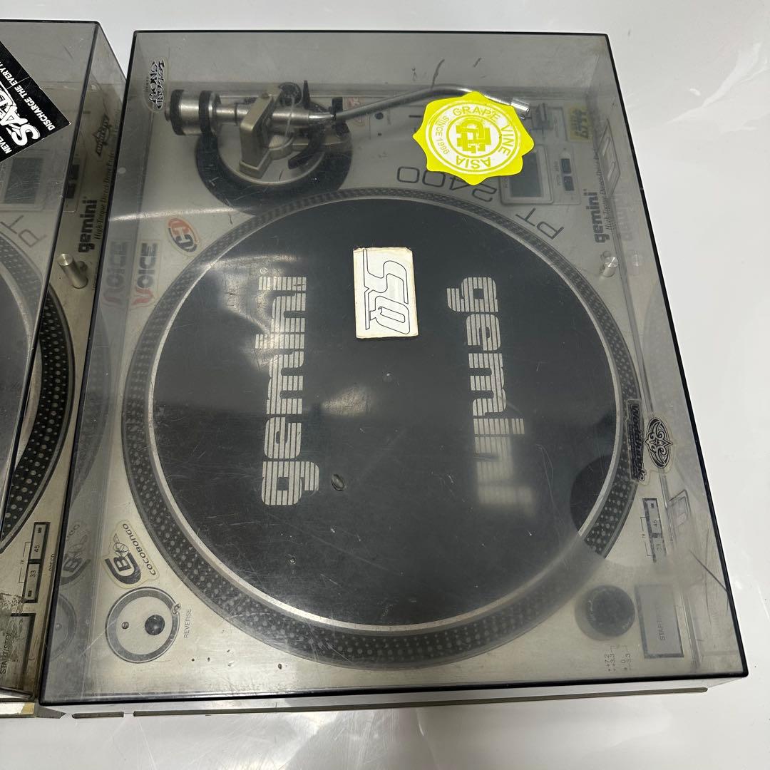 『送料込み』gemini PT-2400 ターンテーブル　２台　ジャンク