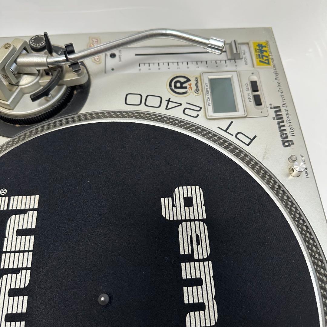 『送料込み』gemini PT-2400 ターンテーブル　２台　ジャンク