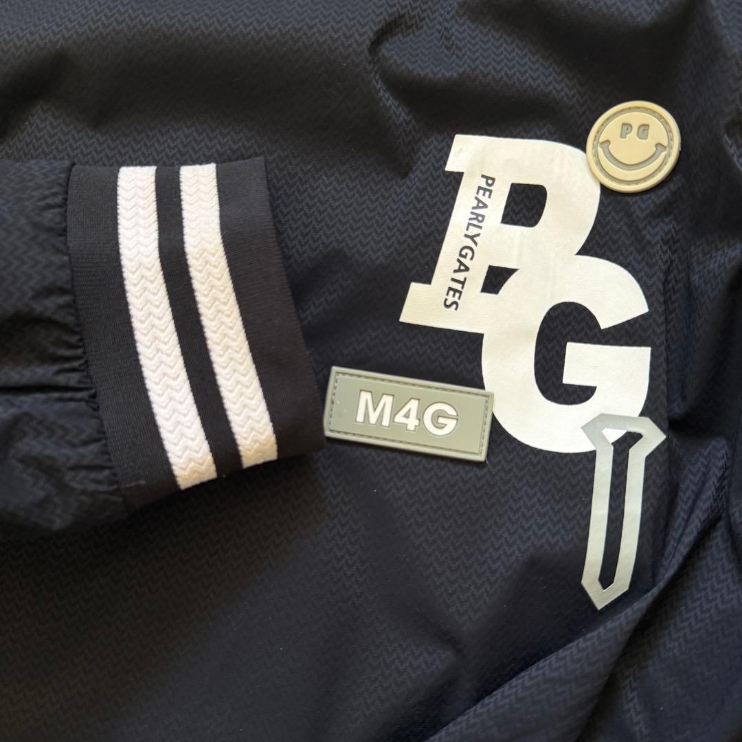 現行モデル　パーリーゲイツ　スニード　L〜XL相当　ジャケット　ブルゾン　紺　白