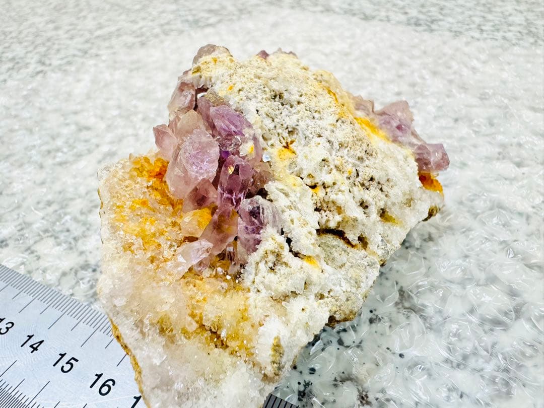 雨塚山 アメジスト クラスター 紫水晶 美麗 希少