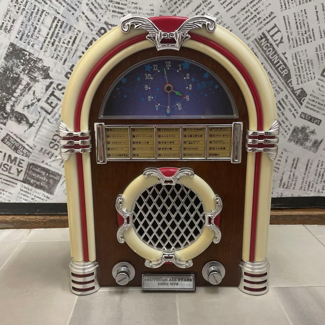 サザンオールスターズ ジュークボックス 時計 25周年　電池付き