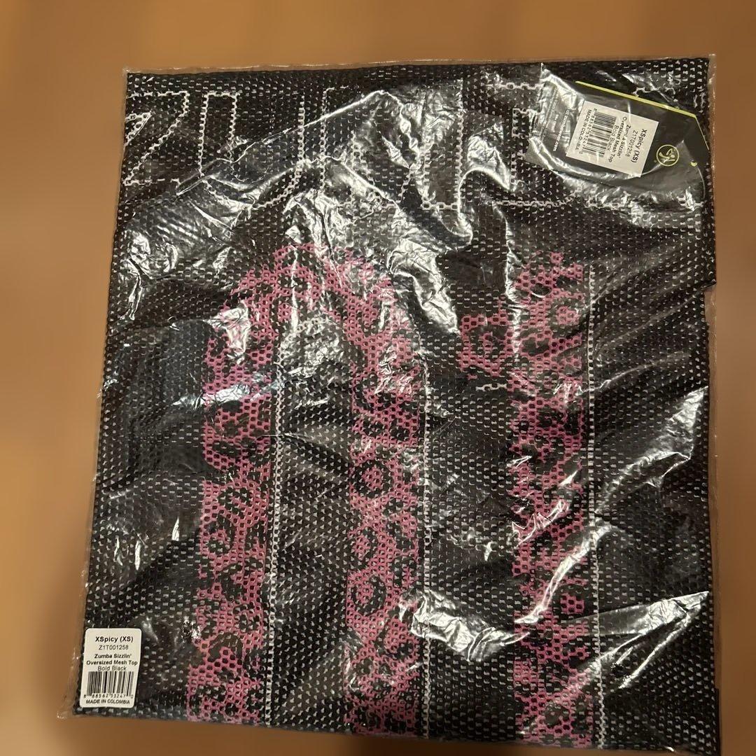 ZUMBAメッシュレオパード柄 新品　XS