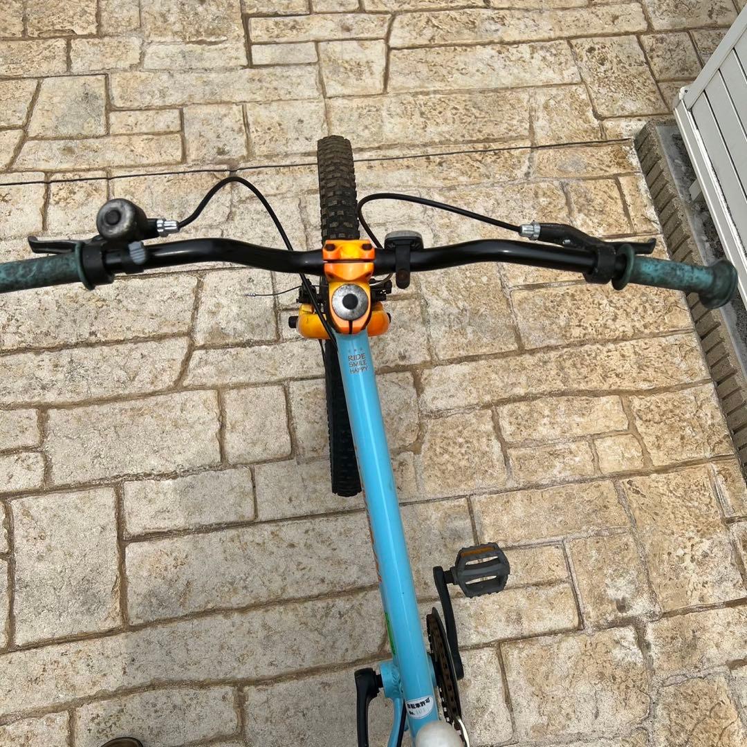 直接取引　ヨツバサイクル ジュニア自転車 水色　22インチ　廃盤