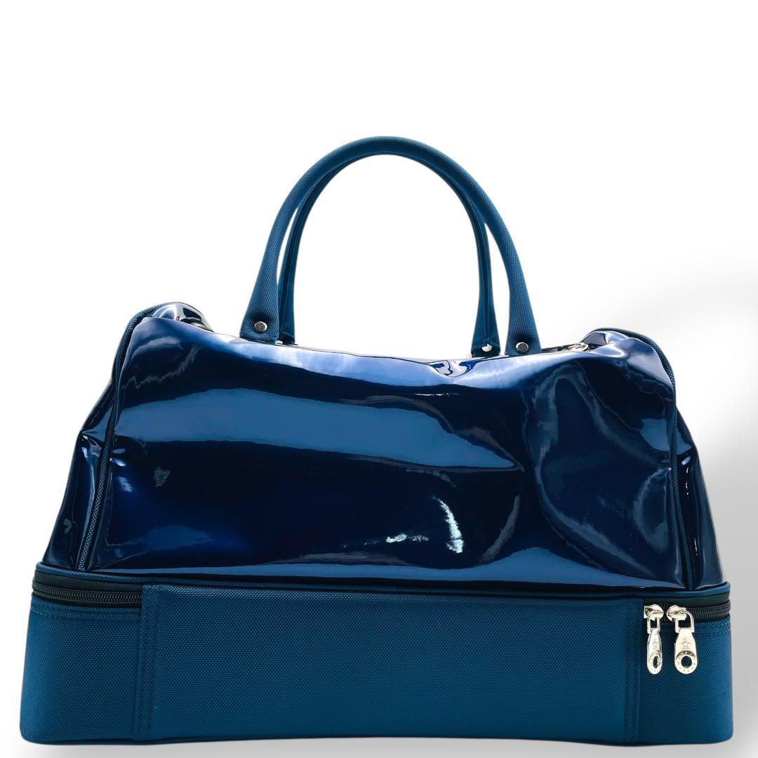 新品同様 Munsingwear ボストンバッグ エナメル 2way ゴルフ