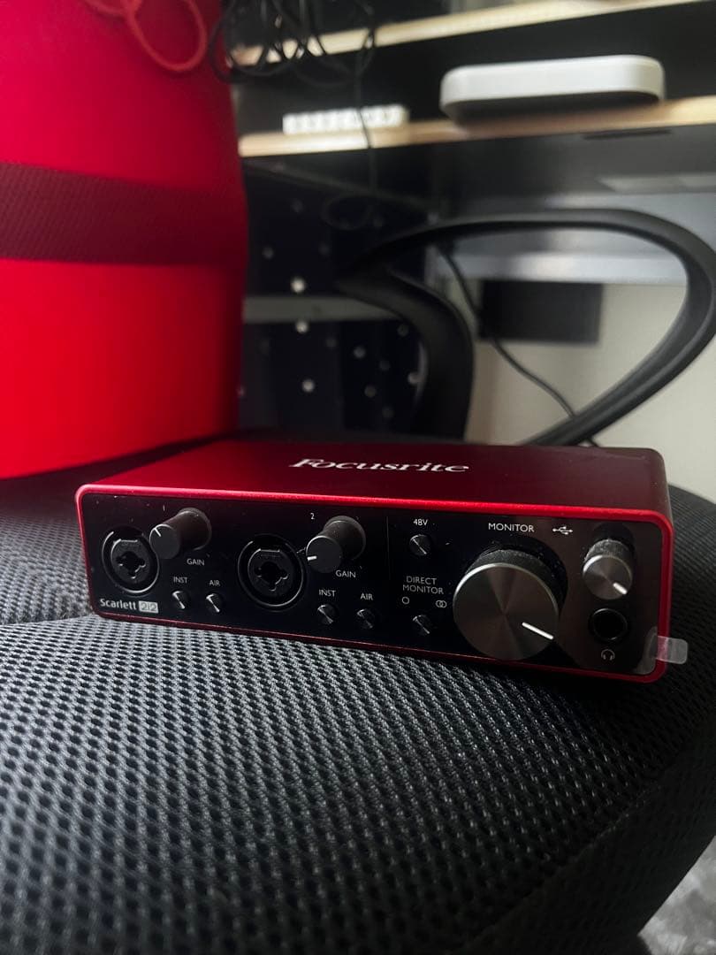 ヘッドフォン・マイク・Focusriteオーディオインターフェースセット