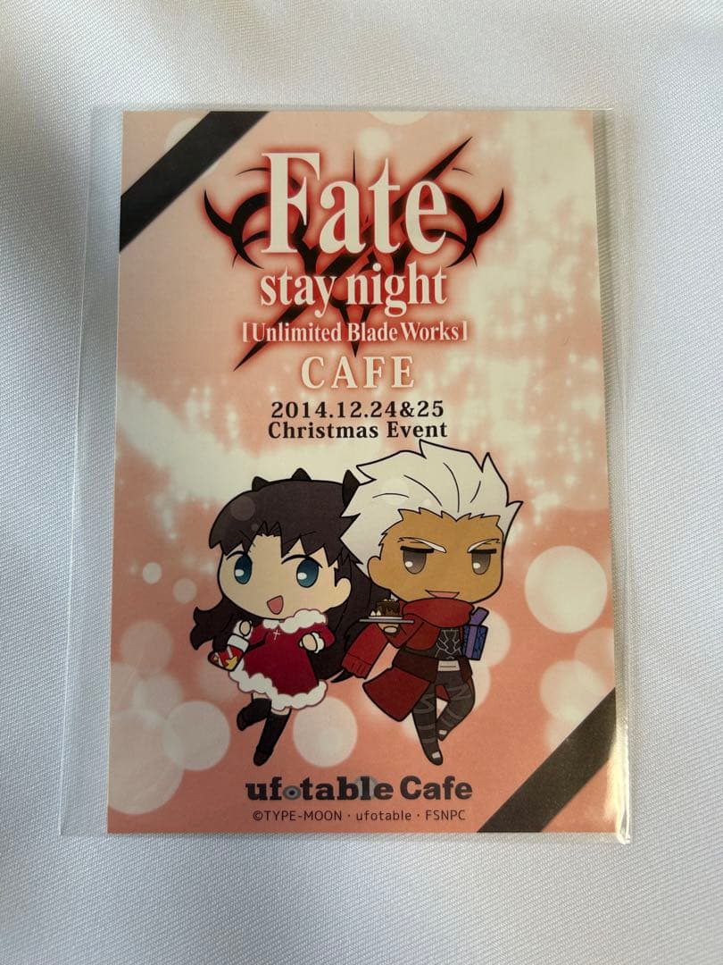 fate/stay night ufotable ポストカード　凛&アーチャー
