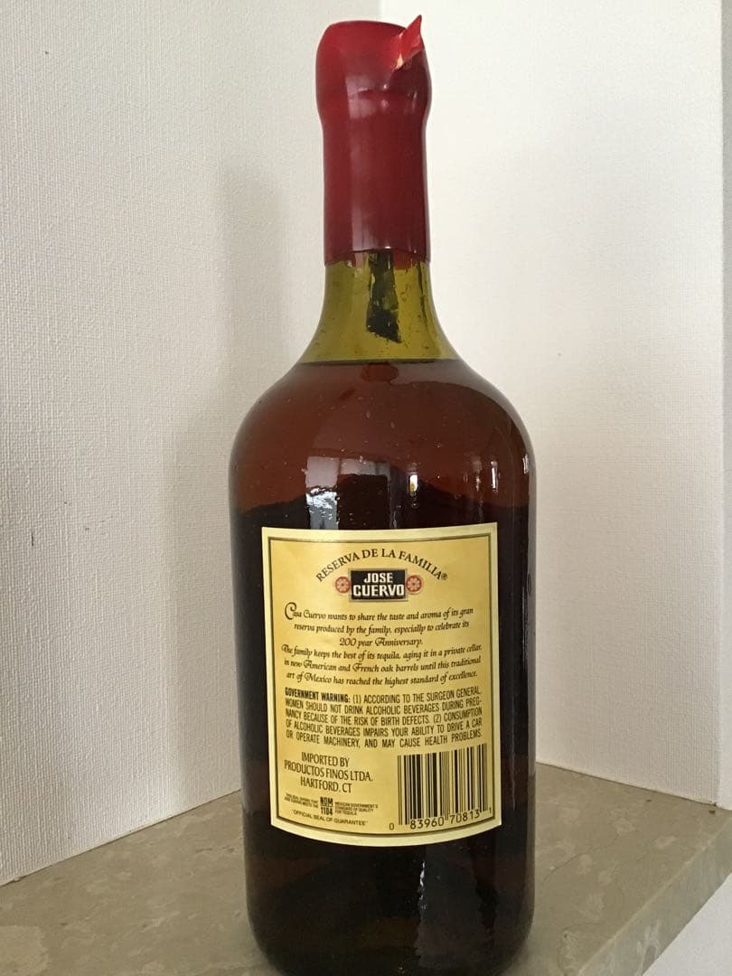 Jose Cuervo Reserva de la Familia テキーラ
