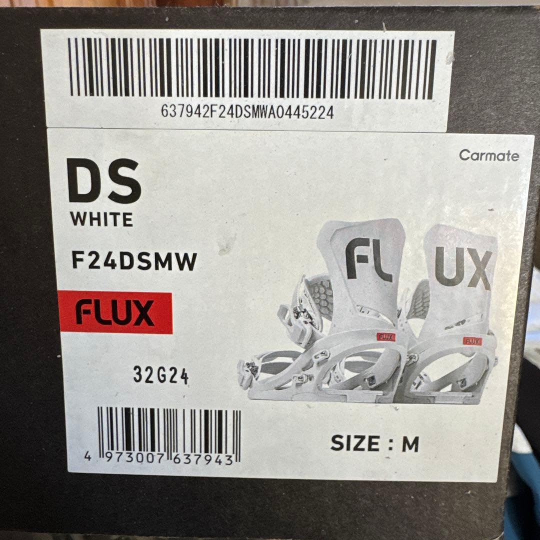 新品未使用★FLUX DS M ホワイト　フラックスバインディングビンディング