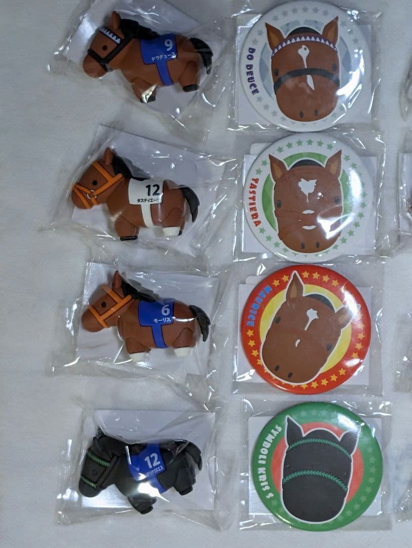 サラブレッドコレクションスクラッチ第九弾C賞ラバーフィギュア&D賞コンプセット