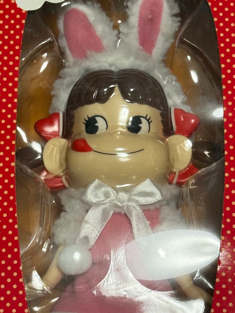 不二家　未開封　ペコちゃん人形　ポコちゃん　レア　クリスマス　兎　浴衣　ドレス