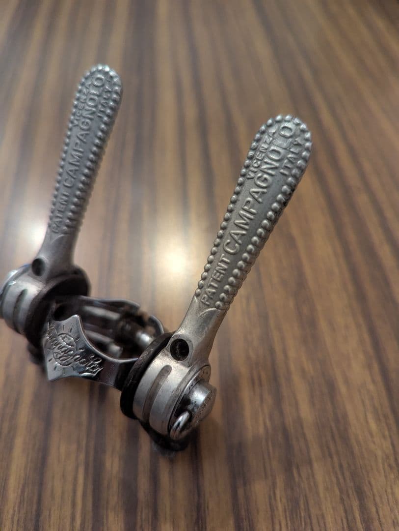 ビンテージ カンパニョーロ レコード Wレバー 鉄レコ record