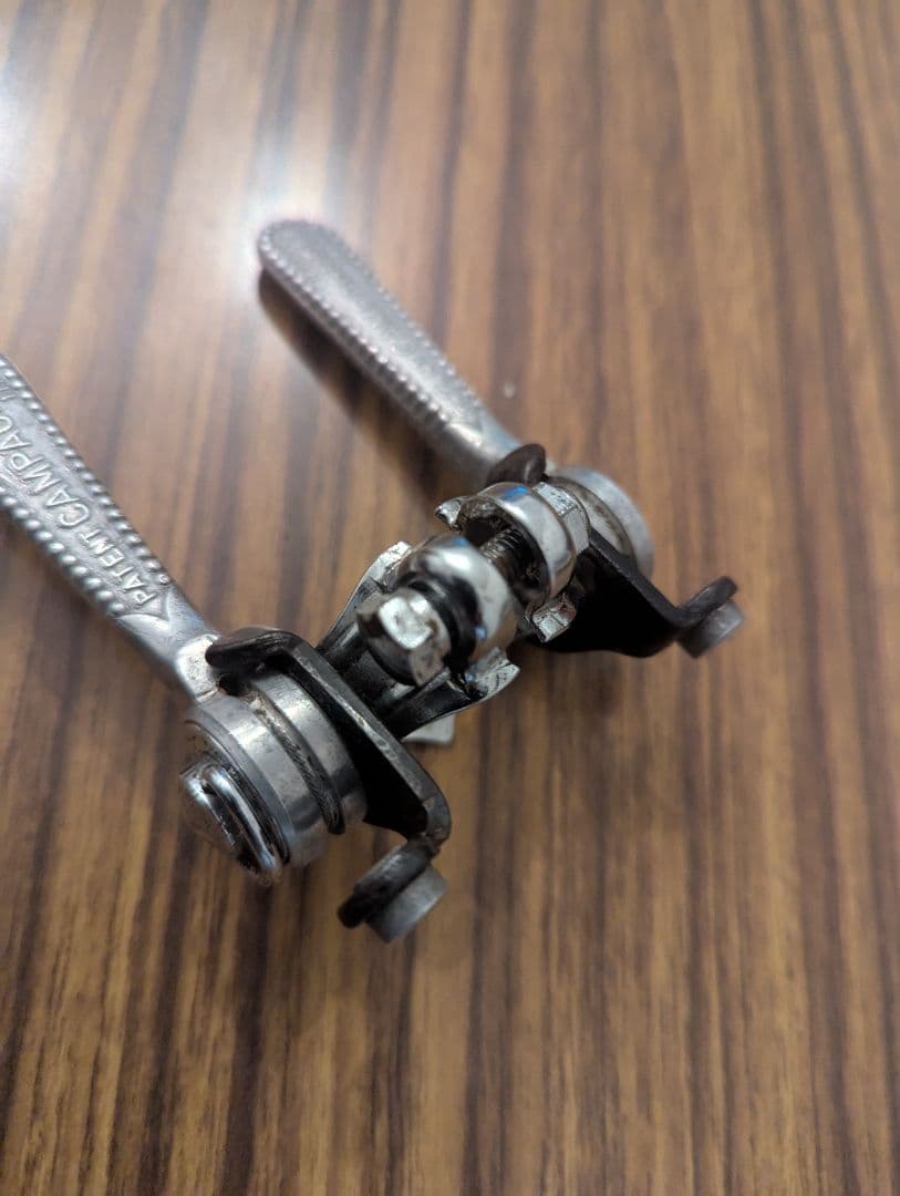 ビンテージ カンパニョーロ レコード Wレバー 鉄レコ record