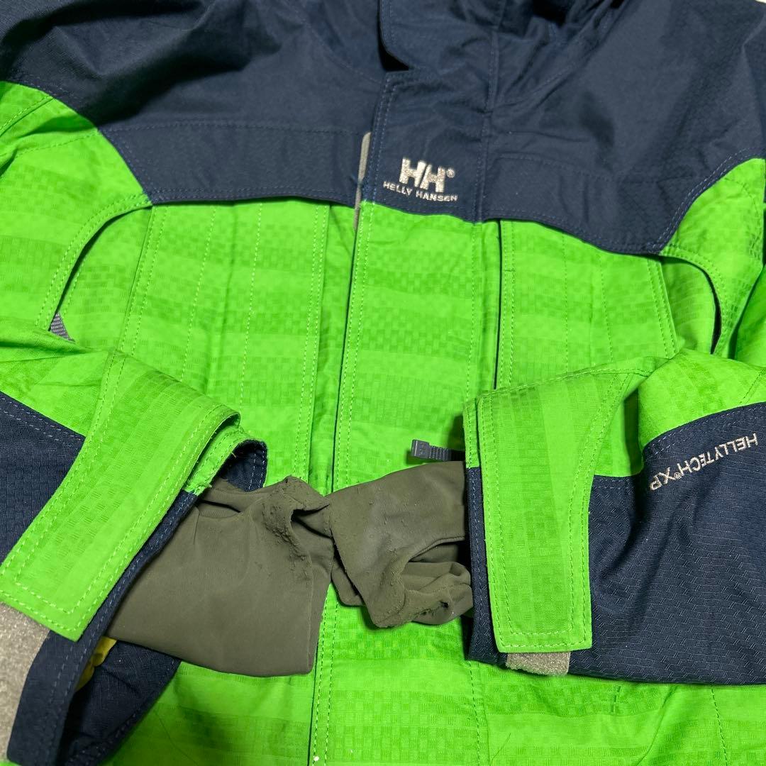 ヘリーハンセンHELLY HANSENスキーウェアLスノボウェア　グリーン黄緑