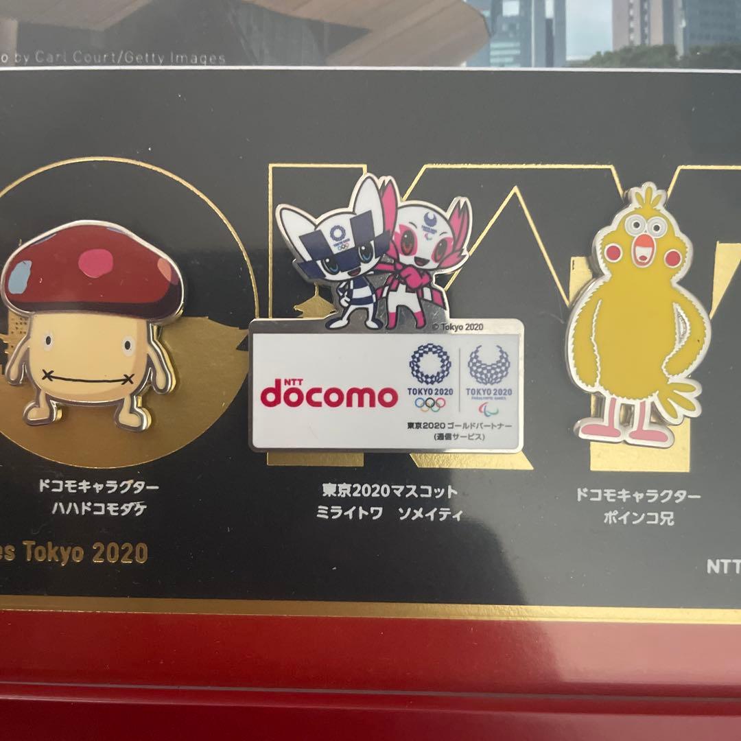 東京オリンピック　ピンバッジ　ピンズ　限定　docomo 非売品　パラリンピック