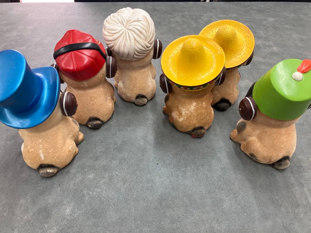 激レア！Technics テクニクス ブルドッグ 非売品 6体セット ノベルティ