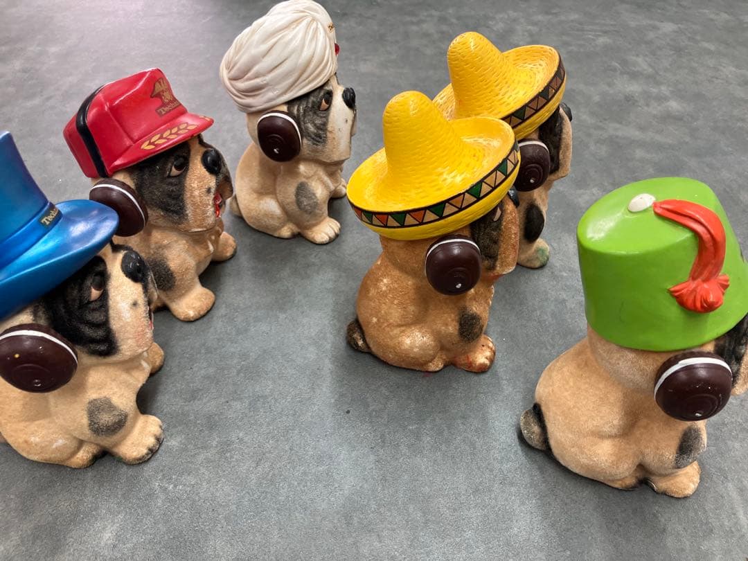 激レア！Technics テクニクス ブルドッグ 非売品 6体セット ノベルティ