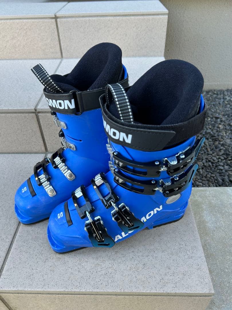 SALOMON S/RACE 子ども用スキーブーツ 青