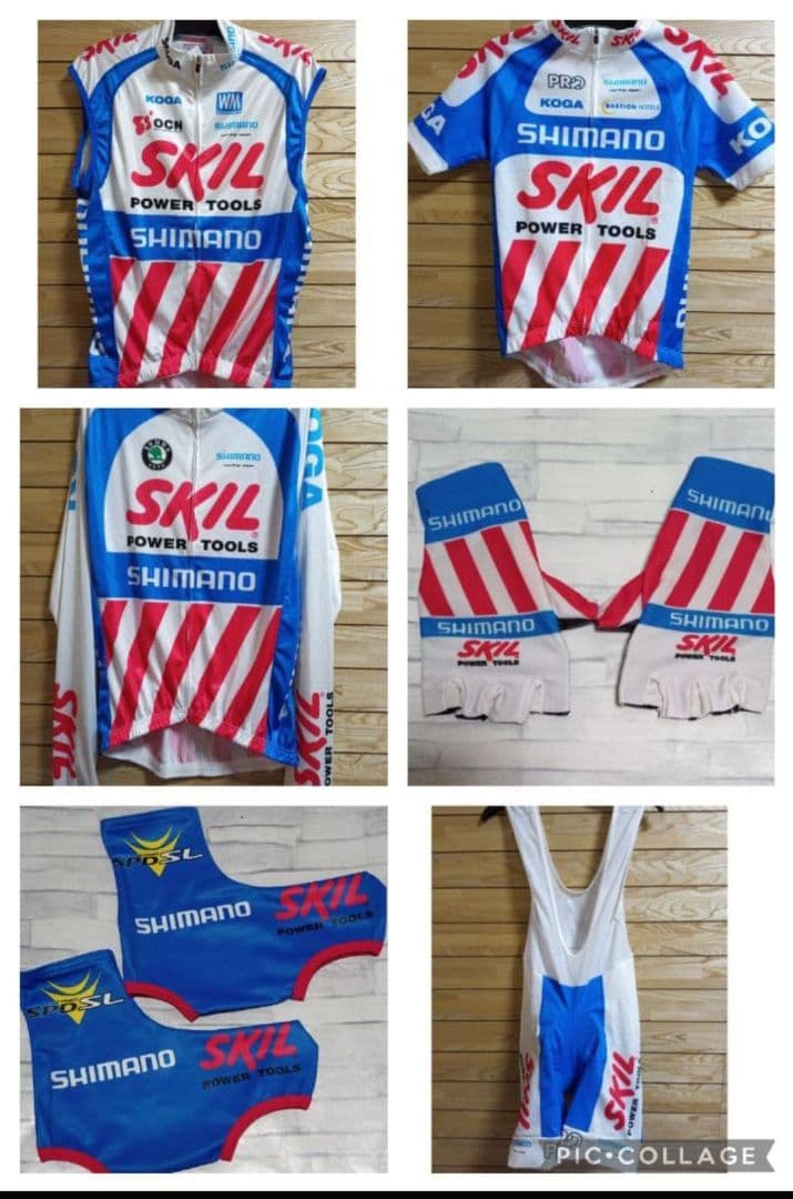 支給品　サイクルジャージ　Skil Shimano　スキルシマノアルゴス　M