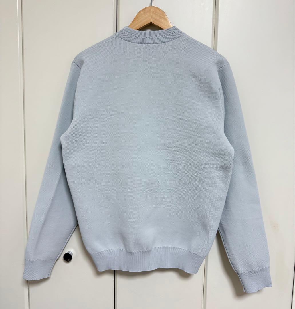 ムータマリン ジャガード ニット ライトブルー 5