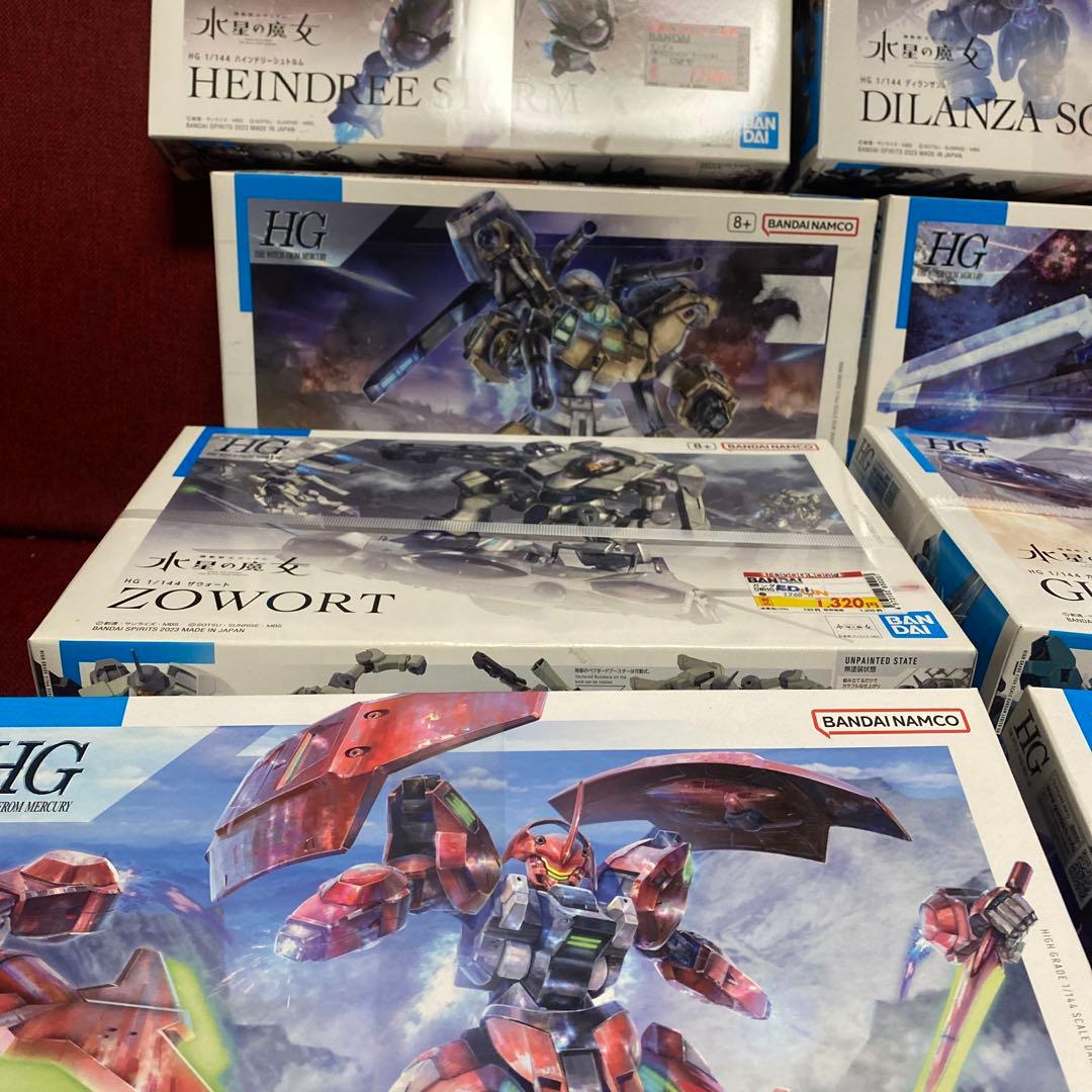 バンダイ　ガンプラ　水星の魔女　まとめて　10体未組立て