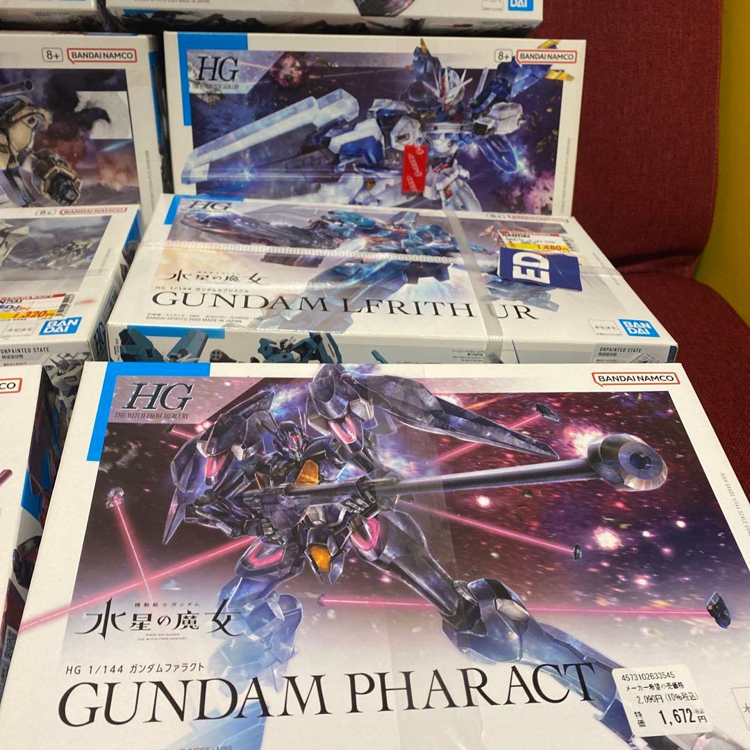 バンダイ　ガンプラ　水星の魔女　まとめて　10体未組立て