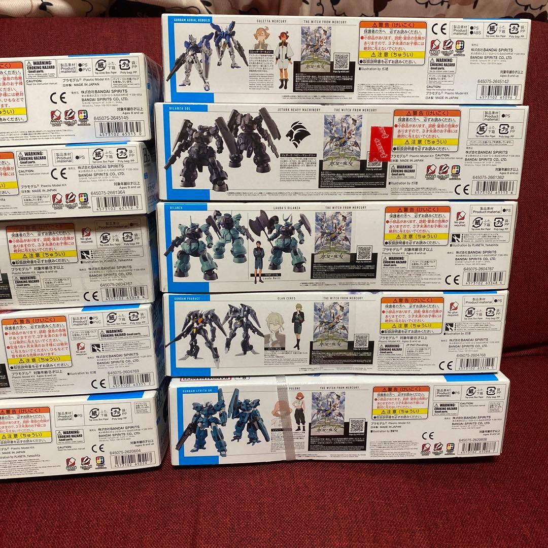 バンダイ　ガンプラ　水星の魔女　まとめて　10体未組立て