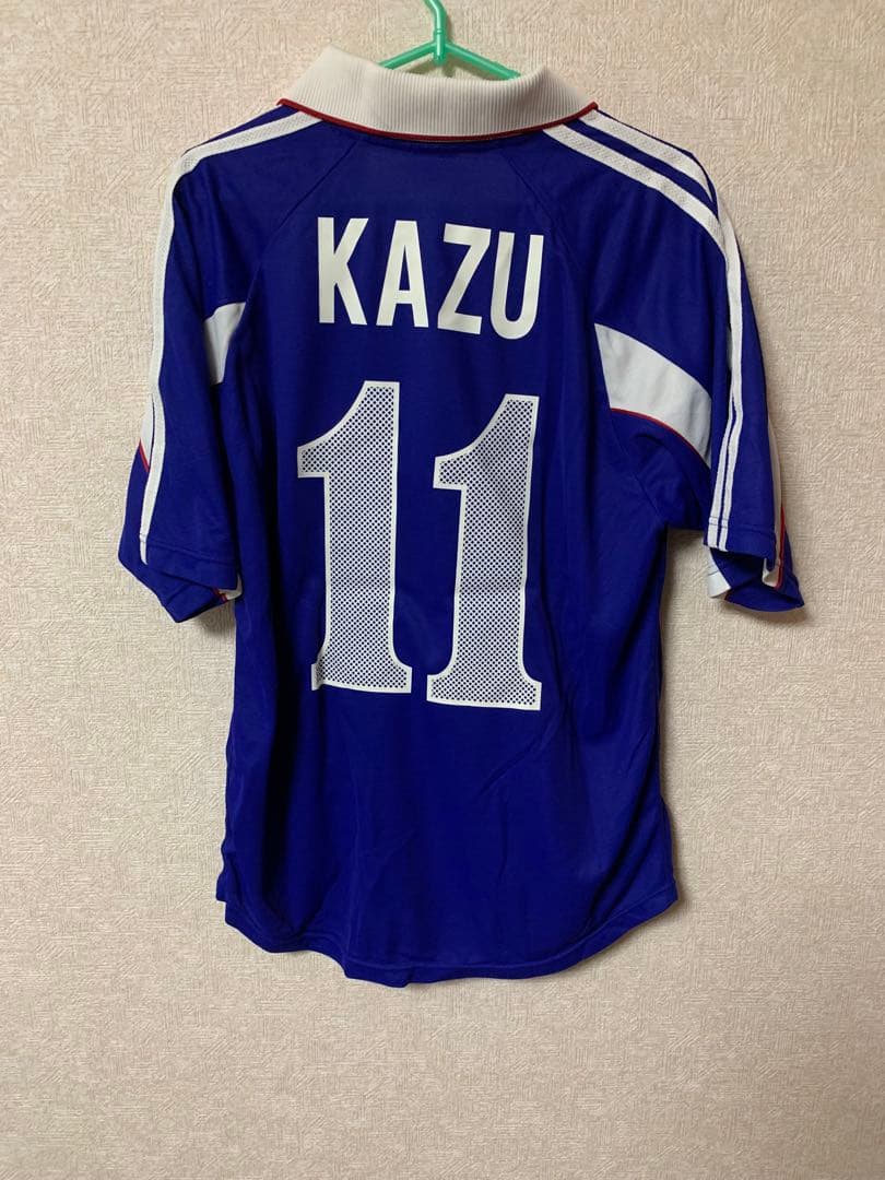 三浦知良選手99-00 日本代表 adidasオフィシャルユニフォームアディダス