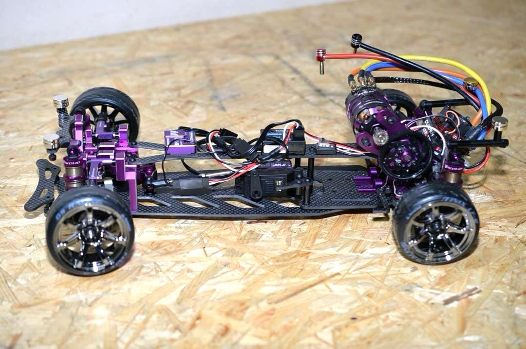 ヨコモ YD-2 SXII パープルアルミ RWD ドリフトラジコン シャーシ