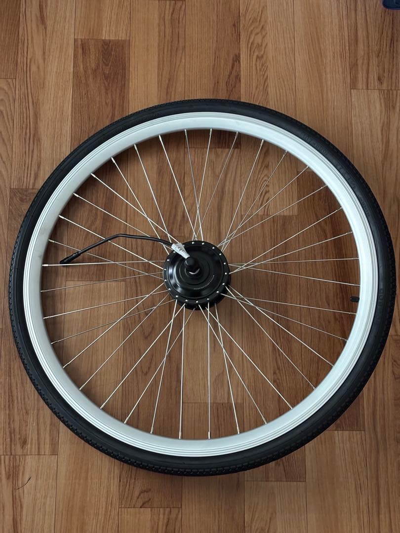 自転車電動アシストタイヤ　前輪　27インチ