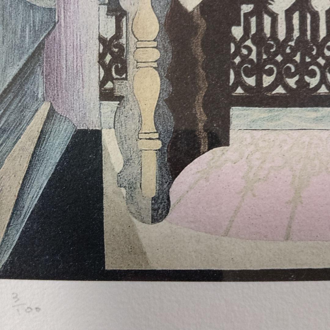 パブロ·ピカソ　リトグラフ『窓辺の静物、サン=ラファエル』サイン入　鑑定書付