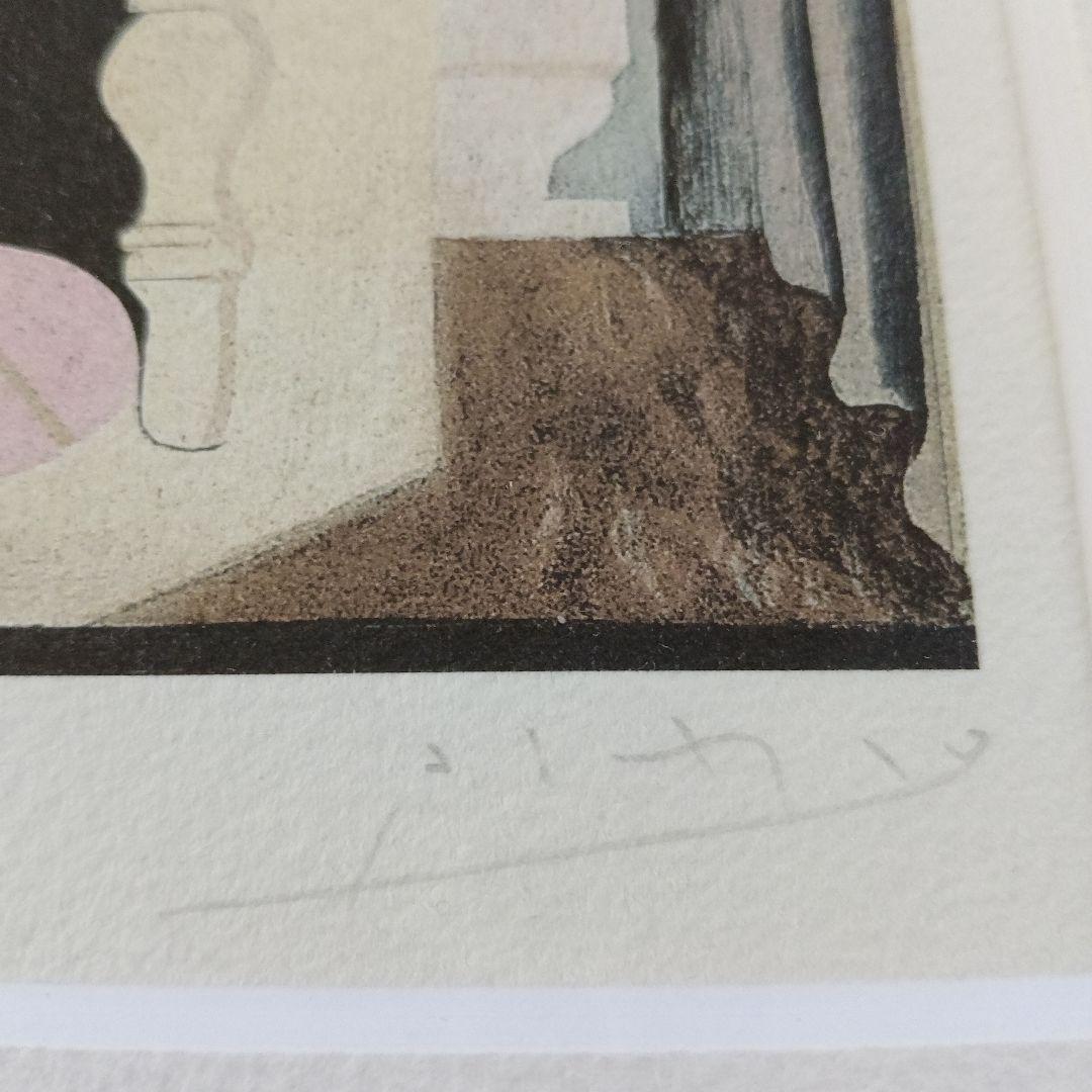 パブロ·ピカソ　リトグラフ『窓辺の静物、サン=ラファエル』サイン入　鑑定書付