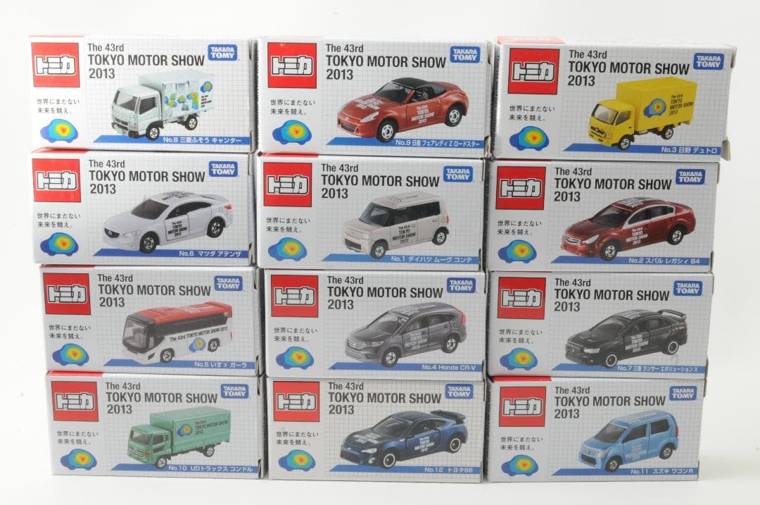 ★未使用★トミカ 東京モーターショー2013 12台セット