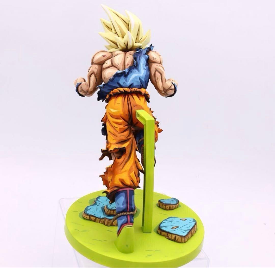 ジャンプ50周年　リペイント　孫悟空　ドラゴンボール　フィギュア　ジオラマ台座