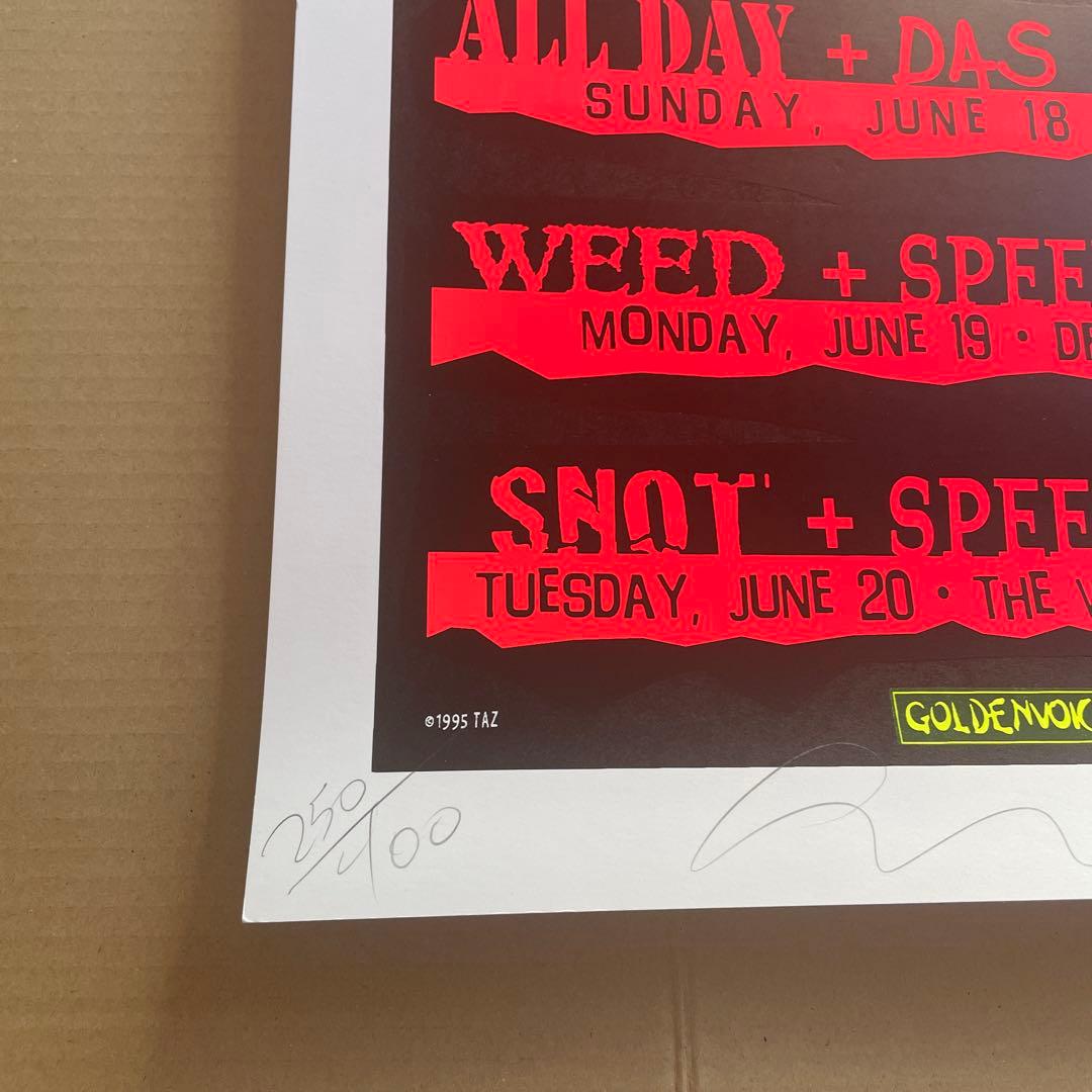 Taz nofx ポスター kozik 　akira ヴィンテージ Tシャツ