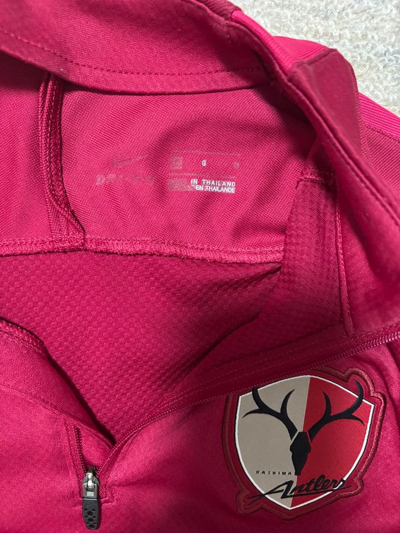 鹿島アントラーズ　ハーフジップ【選手支給品】