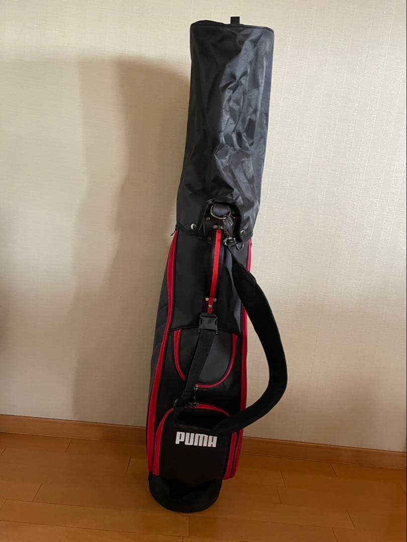 PUMA ゴルフバッグ 黒赤