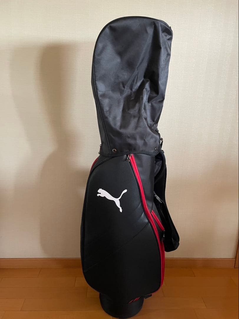 PUMA ゴルフバッグ 黒赤