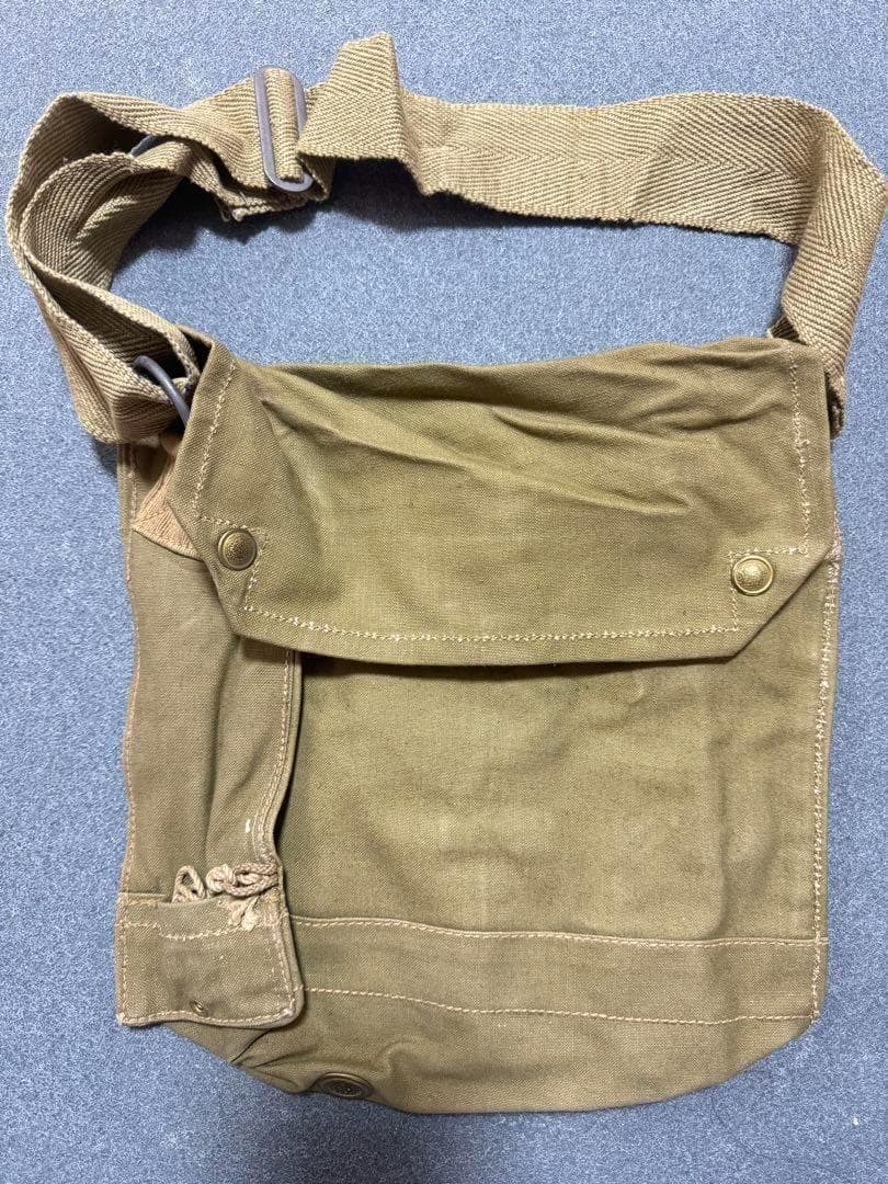 イギリス軍 実物 MkⅦ ガスマスクバッグ Bukta