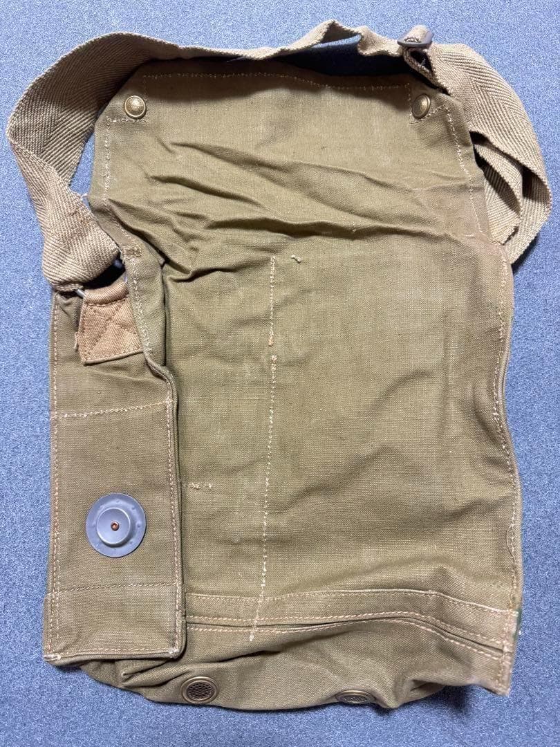 イギリス軍 実物 MkⅦ ガスマスクバッグ Bukta