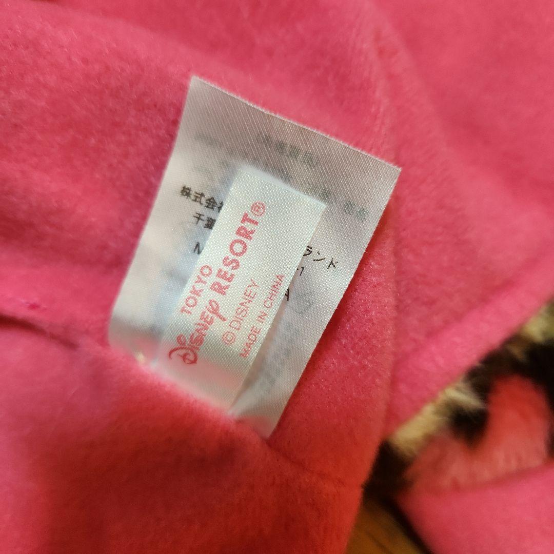 ミニー　ヒョウ柄　マフラーキャップ