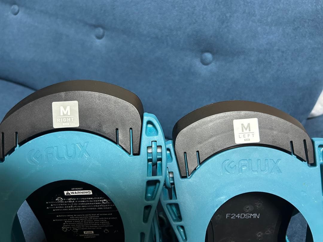 FLUX スノーボード ビンディング Mサイズ ブルー