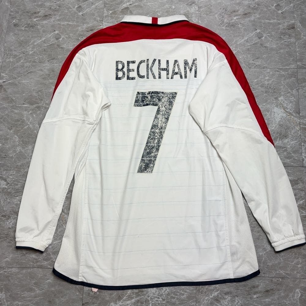 UMBRO イングランド代表 ユニフォーム ベッカム #7 L ゲームシャツ