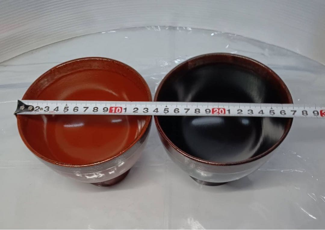 【ルイ】伝統工芸品 漆器 高台 高足 盛り 鉢 麺鉢 汁椀 お椀 丼 2客