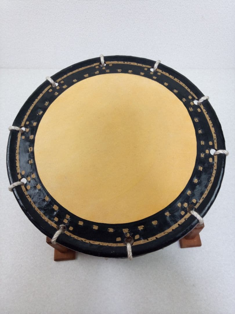 けやき 刳り貫き 締太鼓 台付　*AR17