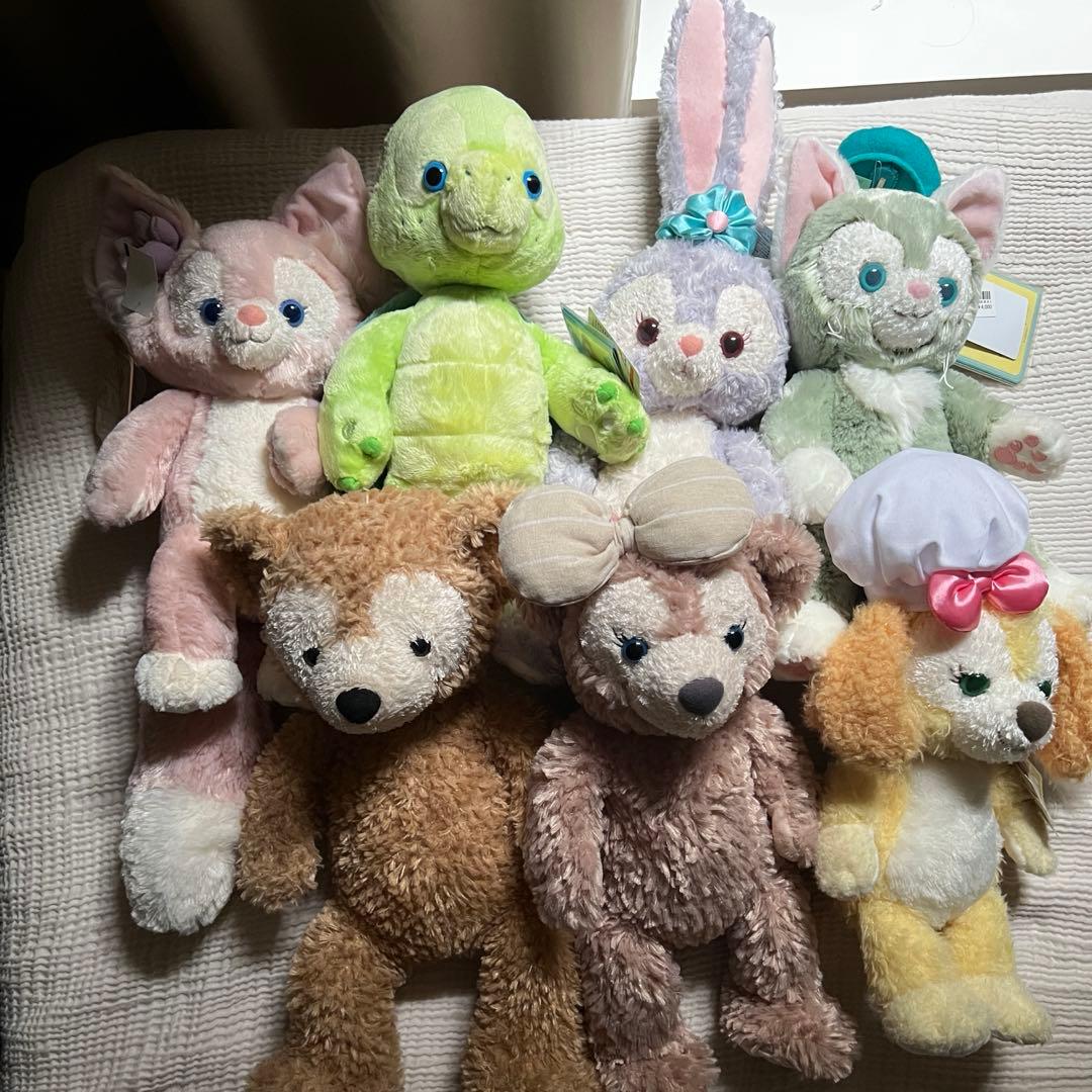 【コンプリート】ダッフィアンドフレンズ ぬいぐるみ 7体セット 動物キャラクター